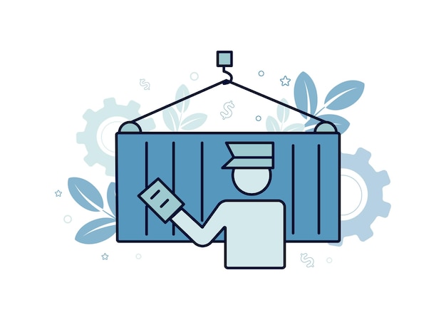 How do the US customs usually inspect goods?